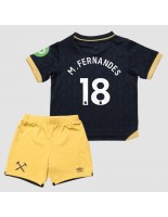 Otroške Nogometnih dresov West Ham United Mateus Fernandes #18 Tretji 2025-26 Kratki rokavi (+ hlače)